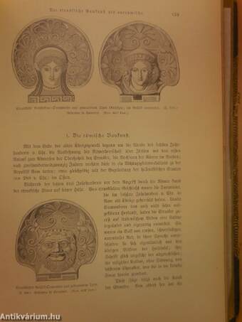 Allgemeine Geschichte der Bildenden Künste I/2. (gótbetűs) (töredék) (rossz állapotú)