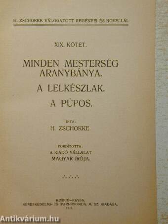 Minden mesterség aranybánya/A lelkészlak/A púpos