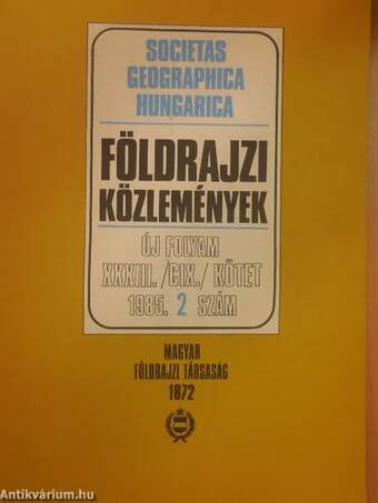 Földrajzi Közlemények 1985/2.