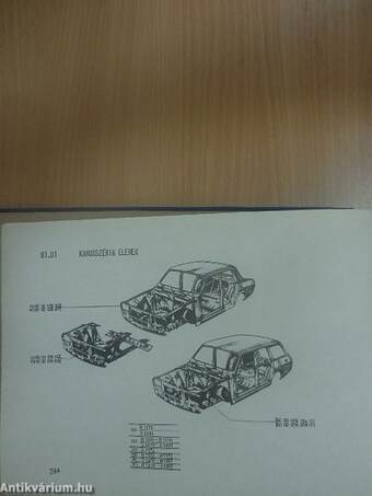 Dacia 1300, 1310 alkatrész katalógus II.