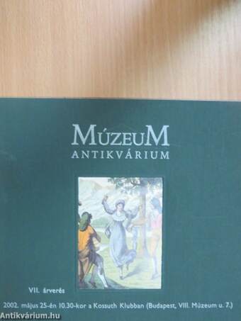 A Múzeum Antikvárium VII. árverése