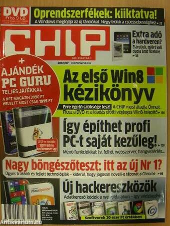 Chip 2012. július - CD-vel/PC Guru 2011/11.