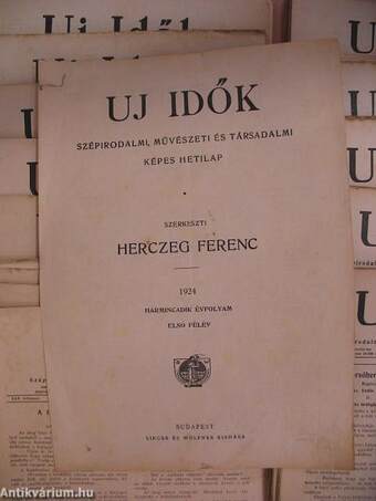 Uj Idők 1924. (nem teljes évfolyam)