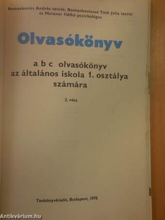 Olvasókönyv 1.