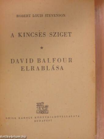 A kincses sziget/David Balfour elrablása