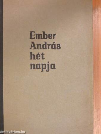 Ember András hét napja