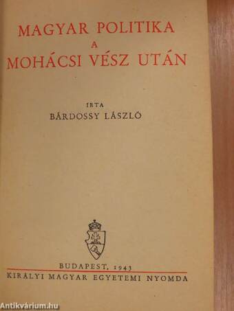 Magyar politika a Mohácsi vész után