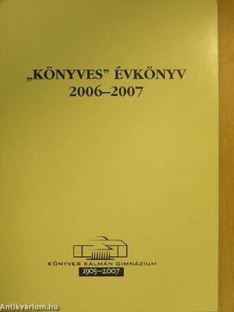 "Könyves" évkönyv 2006-2007