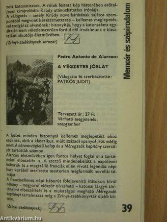 Zrínyi Katonai Kiadó 1987