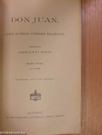 Don Juan I-II.