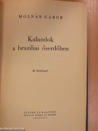 Kalandok a braziliai őserdőben