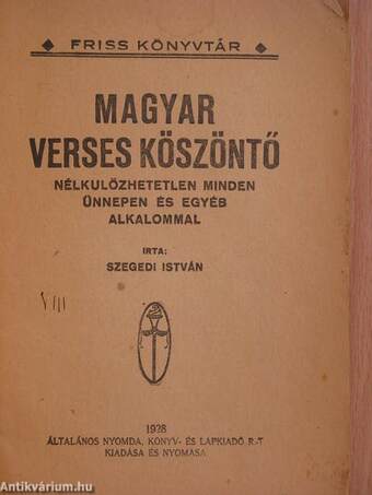 Magyar verses köszöntő