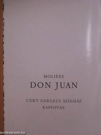 Moliére: Don Juan