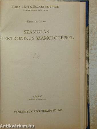 Számolás elektronikus számológéppel