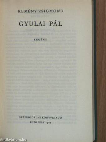 Gyulai Pál I-II.