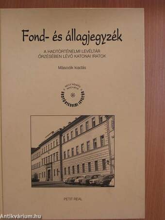 Fond- és állagjegyzék