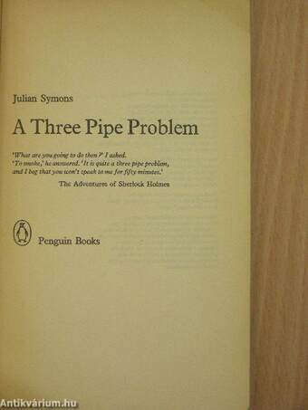 A Three Pipe Problem