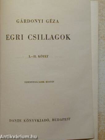 Egri csillagok I-II.