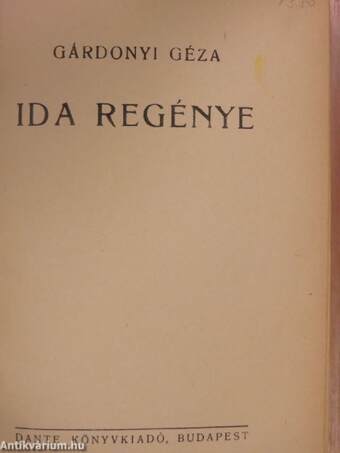 Ida regénye