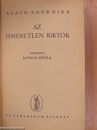 Az ismeretlen birtok