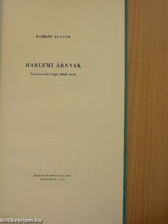 Harlemi árnyak