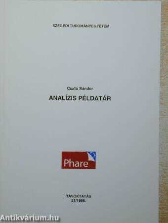 Analízis példatár