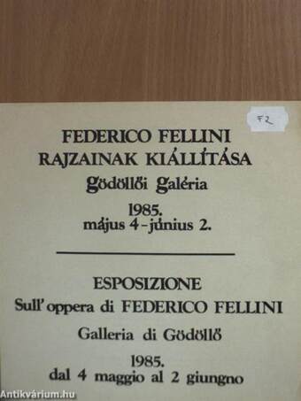 Federico Fellini rajzainak kiállítása