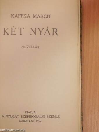 Két nyár