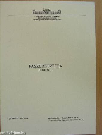 Faszerkezetek I-III.