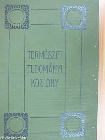 Természettudományi Közlöny 1925. január-december