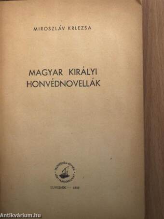 Magyar királyi honvédnovellák