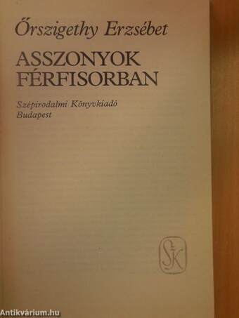 Asszonyok férfisorban