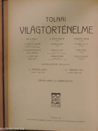 Tolnai Világtörténelme - A civilizáció története