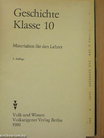 Geschichte Klasse 10