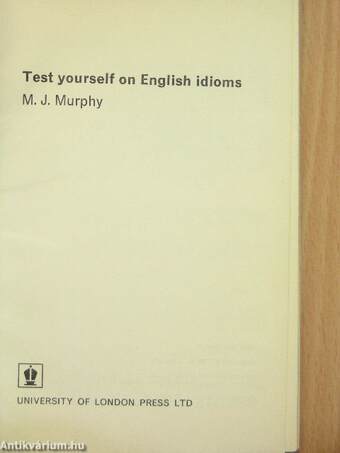 Test yourself on English idioms