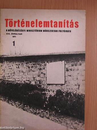 Történelemtanítás 1971/1.