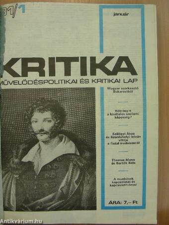 Kritika 1981. január-december