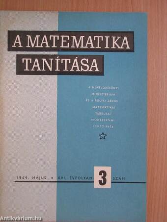 A matematika tanítása 1969. május