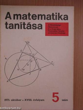 A matematika tanítása 1971. október