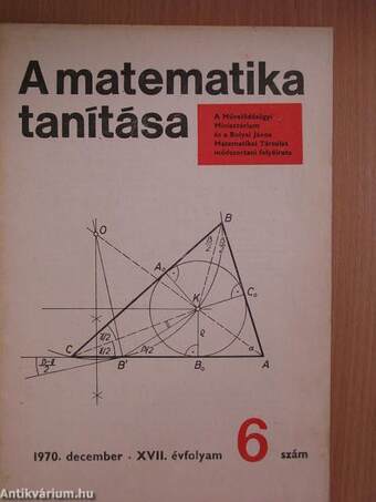 A matematika tanítása 1970. december