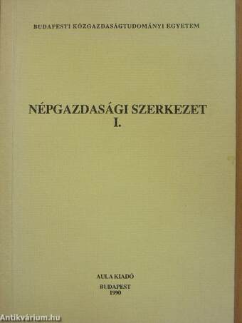 Népgazdasági szerkezet I.