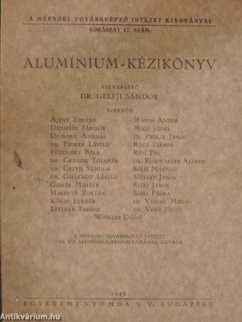 Alumínium-kézikönyv