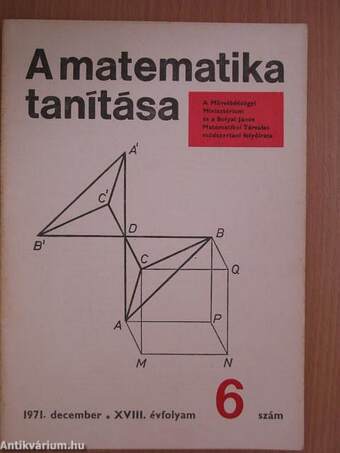 A matematika tanítása 1971. december