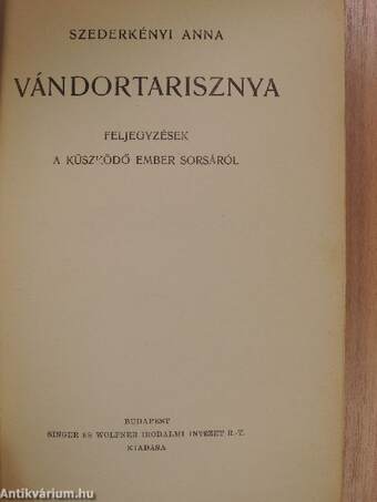 Vándortarisznya