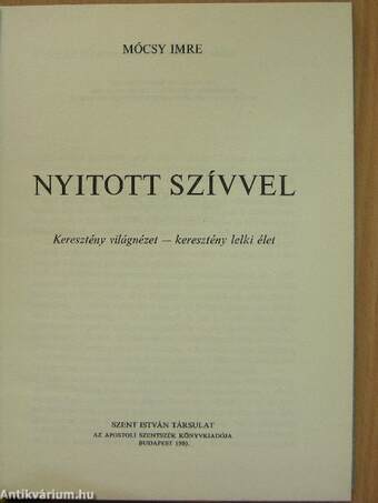 Nyitott szívvel