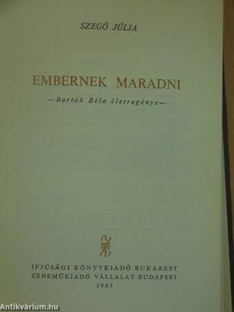 Embernek maradni