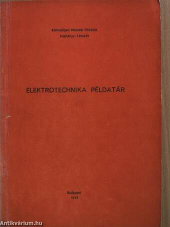 Elektrotechnika példatár