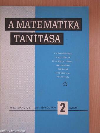 A matematika tanítása 1967. március