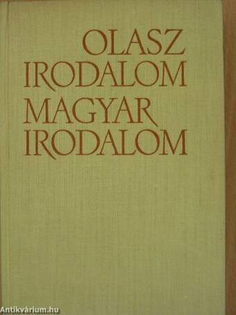 Olasz irodalom - magyar irodalom