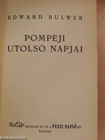 Pompeji utolsó napjai